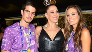 Enzo Celulari, Claudia Raia e Victoria Grandene - Robson Barreto / AgNews