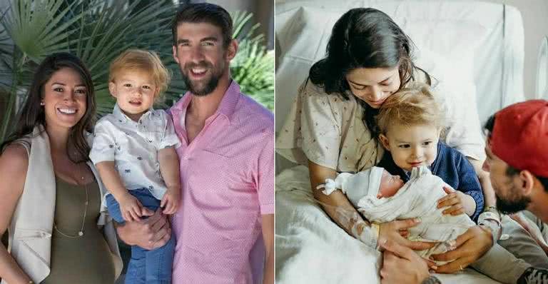 Michael Phelps apresenta o segundo filho - Boone Studios / Reprodução Instagram