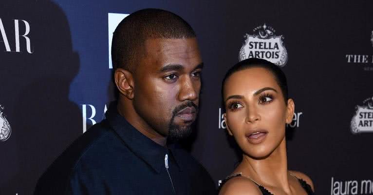 Kanye West e Kim Kardashian - Getty Images