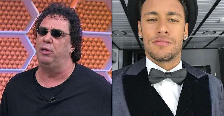 Casagrande e Neymar Jr. - Reprodução/ TV Globo/Instagram