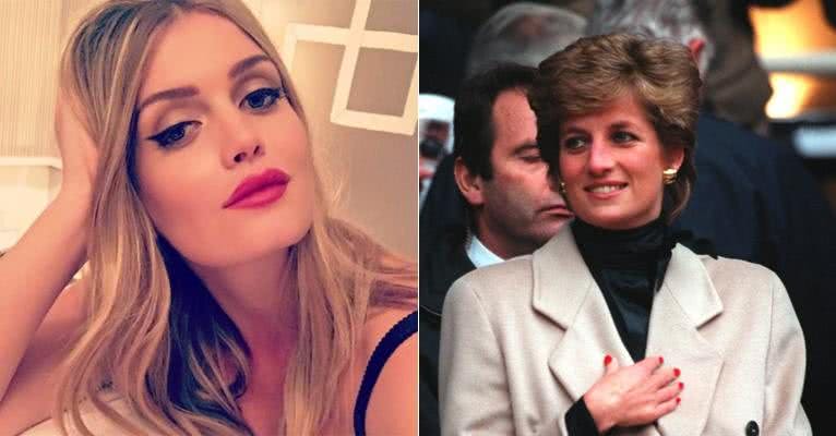 Kitty Eleanor  e Diana Spencer - Reprodução/Instagram/Getty Images