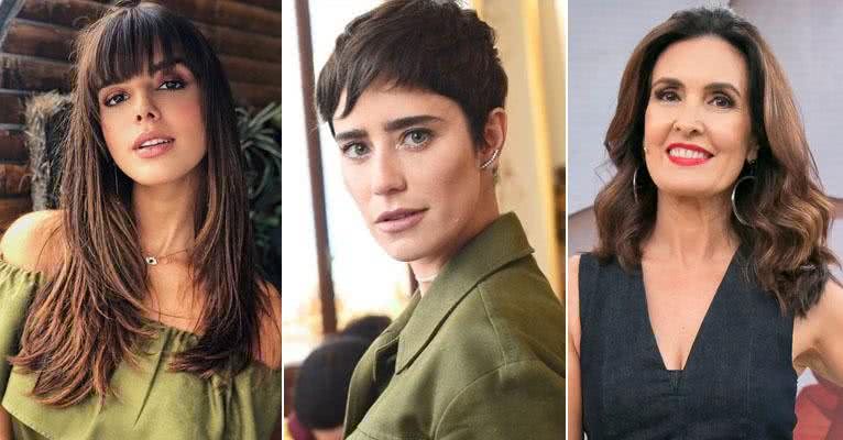 Giovanna Lancellotti, Fernanda Vasconcellos e Fátima Bernardes - Divulgação/TV Globo/Reprodução/Instagram