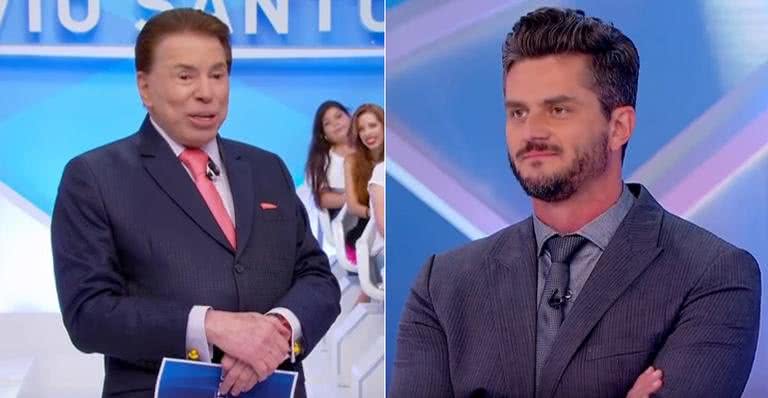 Silvio Santos e Marcos Harter - SBT/Reprodução