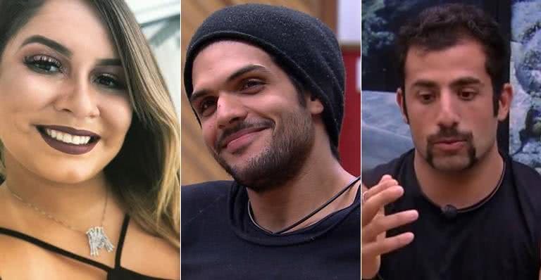 Marília Mendonça, Lucas e Kaysar - Instagram e TV Globo/Reprodução