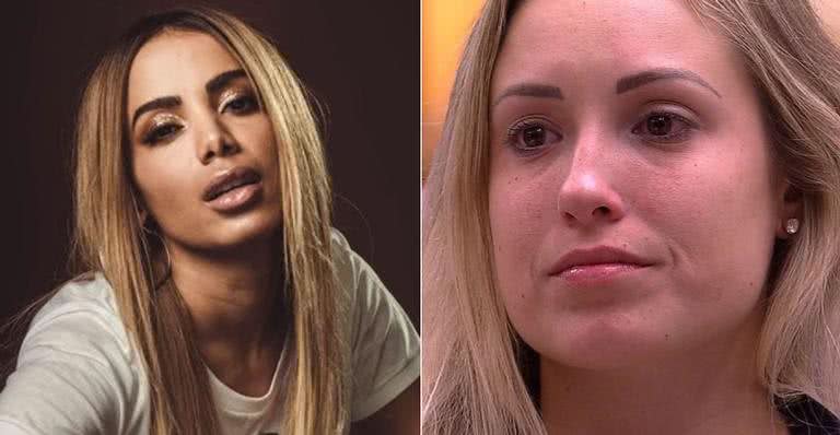 Anitta e Jéssica - Instagram e TV Globo/Reprodução