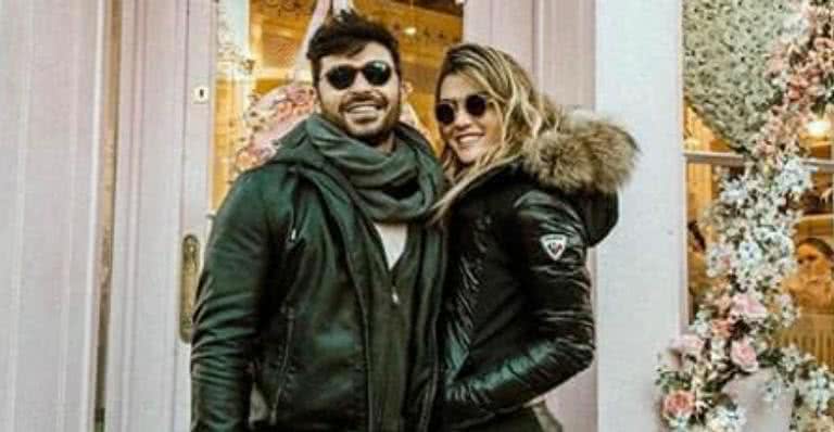 Aline Gotschalg e Geraldinho Souto em Londres - Instagram/Reprodução