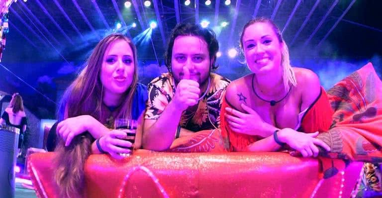 Patrícia, Diego e Jéssica do BBB18 - TV Globo/Reprodução