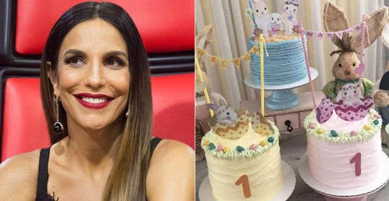 Ivete Sangalo: comemoração no primeiro mês das gêmeas - TV Globo/ Reprodução