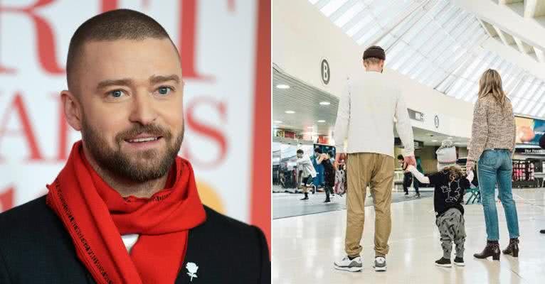 Justin Timberlake e a família - Reprodução/Instagram/Getty Images