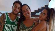 Neymar Jr., Nadine e Rafaella - Instagram/Reprodução