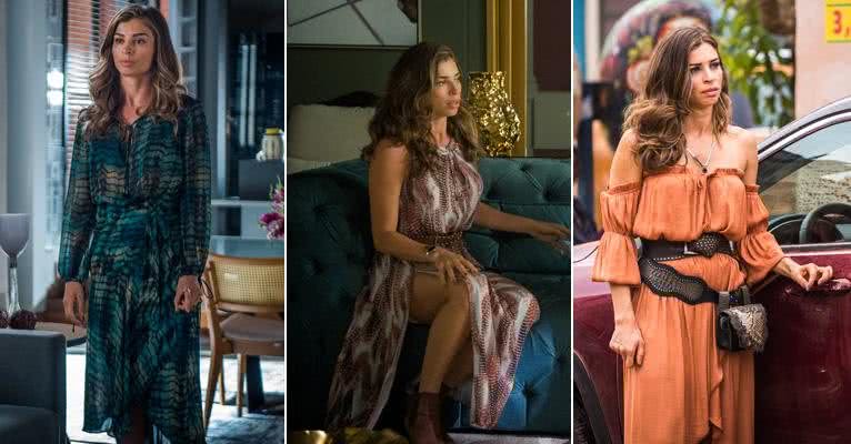 Looks de Livia ( Grazi Massafera) - Reprodução/Divulgação/TV Globo