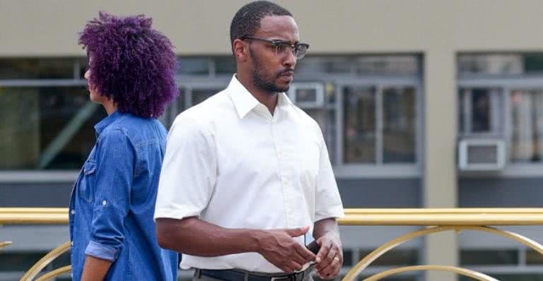 Anthony Mackie em ensaio fotográfico no centro de São Paulo - Leo Franco/Agnews