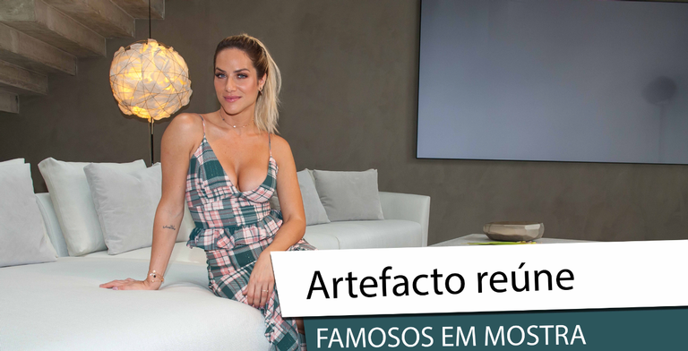 Giovanna Ewbank na mostra artefactor - Paulo Santos