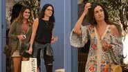 Fatima Bernardes passeia com as filhas em shopping - AgNews