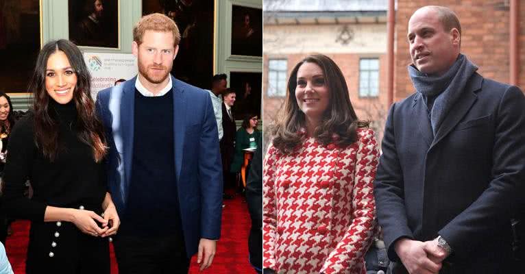 Meghan Markle, Príncipe Harry, Kate Middleton e Príncipe William - Getty Images