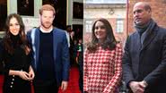 Meghan Markle, Príncipe Harry, Kate Middleton e Príncipe William - Getty Images