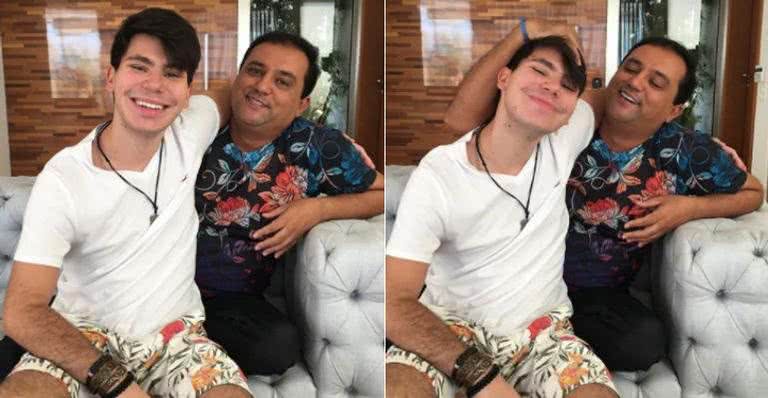 Geraldo Luis com o filho, João Pedro - Reprodução Instagram