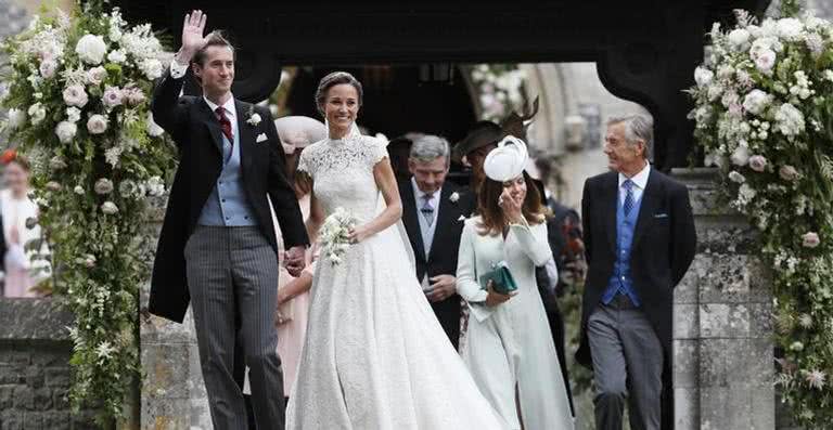 Casamento de Pippa Middleton e James Matthews - David Matthews aparece à direita da imagem. - Getty Images