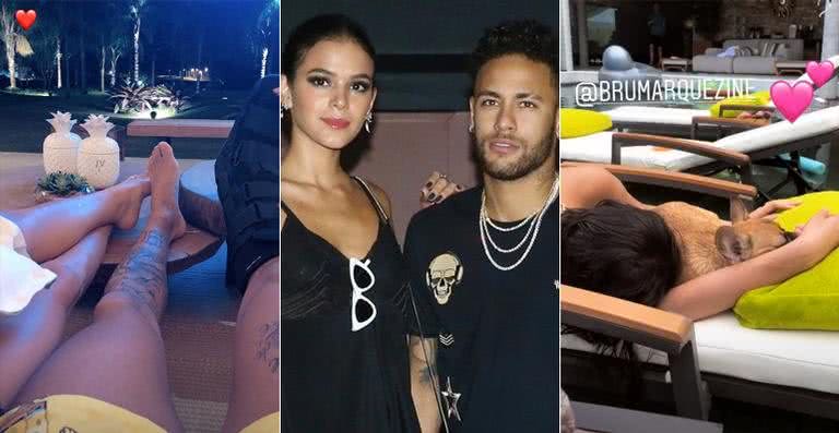 Neymar e Bruna Marquezine passam a Páscoa juntos na mansão dele - Reprodução / Instagram