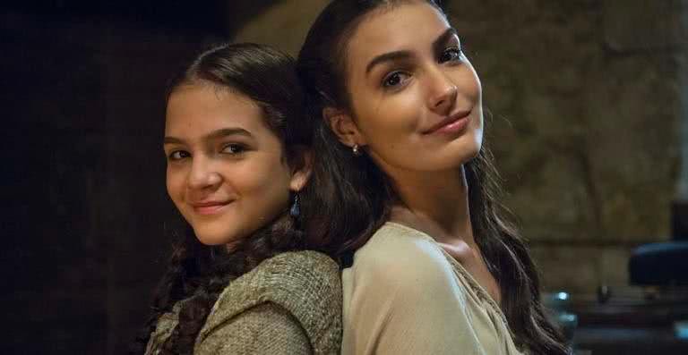 Agnes (Mel Maia) e Selena (Marina Moschen) - Globo/Estevam Avellar