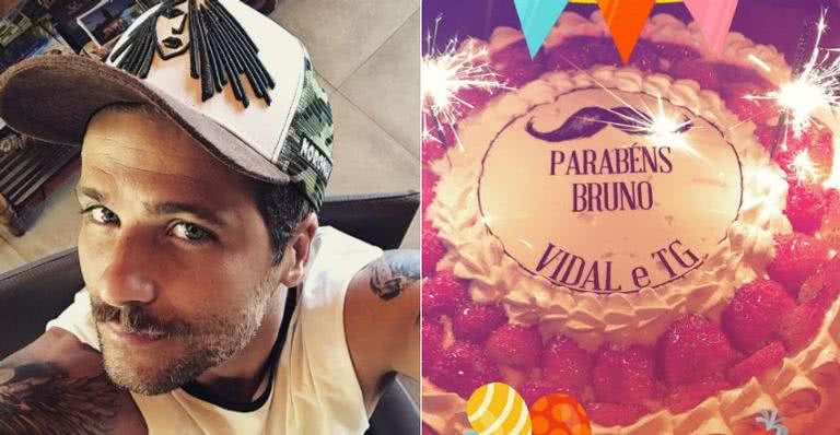 Bruno Gagliasso ganha bolo de aniversário da família - Reprodução Instagram