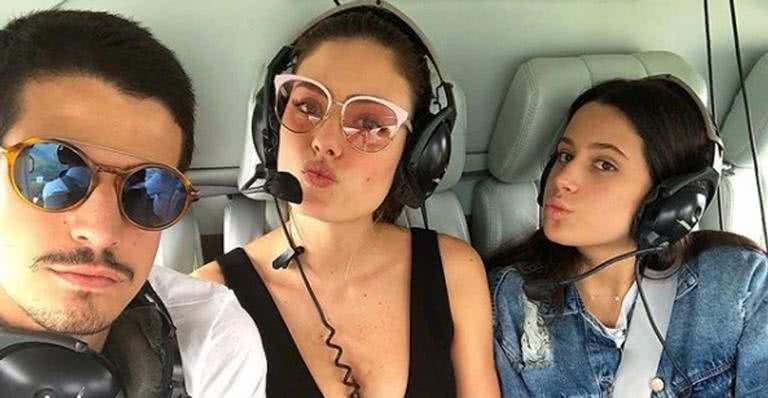 Enzo Celulari, Sophia Raia e Victoria Grendene - Instagram/Reprodução