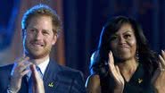 Príncipe Harry e Michelle Obama - Getty Images