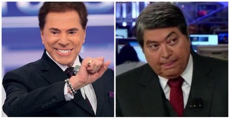 Silvio Santos e Datena - Reprodução