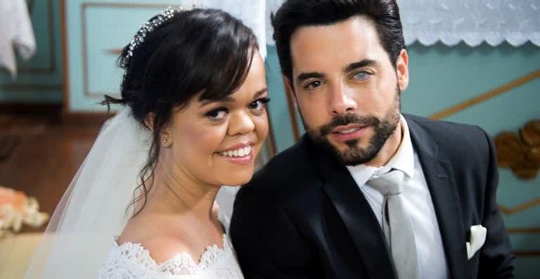 Casamento de Estela (Juliana Caldas) e Amaro (Pedro Carvalho) - Globo/Raquel Cunha