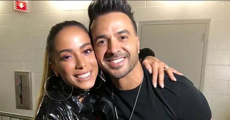 Anitta e Luis Fonsi - Reprodução/Instagram