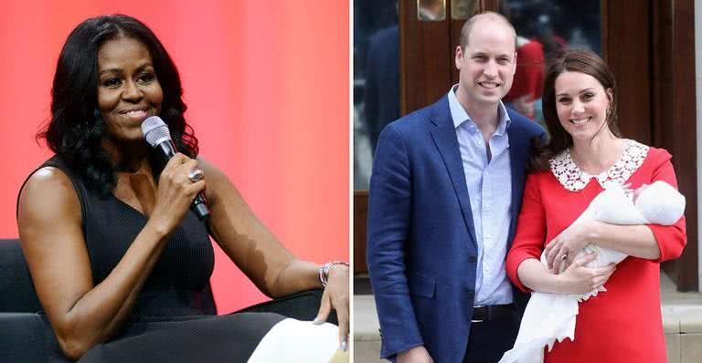 Michelle Obama quer conhecer o novo filho de Kate e William - Getty Images