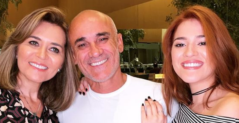 Eva de Mello, Ayrton Lima e Ana Clara de Mello Lima - reprodução/instagram