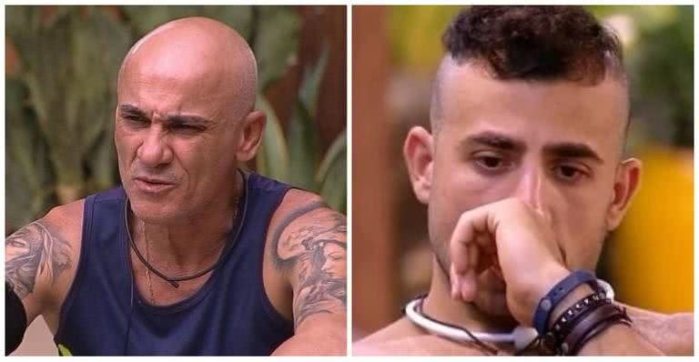 Kaysar e Ayrton brigaram na #RedeBBB - Reprodução / Globo