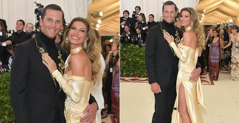 Gisele Bündchen e Tom Brady no Baile do Met - Getty Images