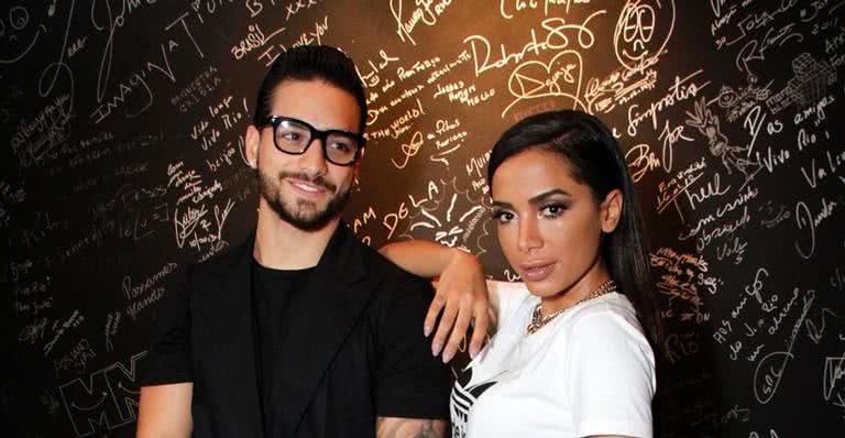 Maluma e Anitta - Marcos Ferreira / Brazil News