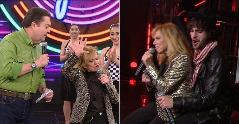 Rita Pavone surge no Faustão e causa comoção na web - Reprodução