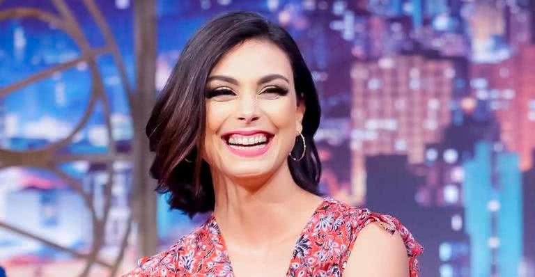 Morena Baccarin no 'The Noite' - Gabriel Cardoso/SBT