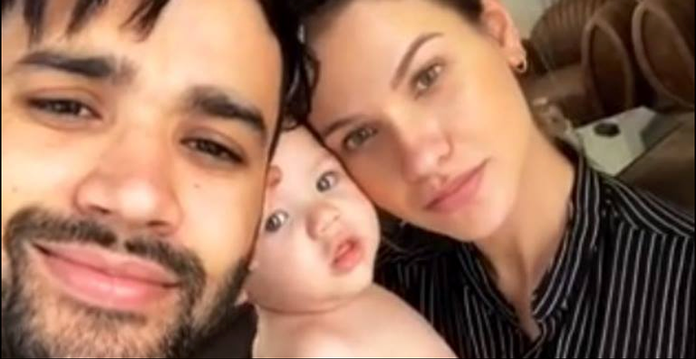 Gusttavo Lima, Gabriel e Andressa Suita - Reprodução/instagram