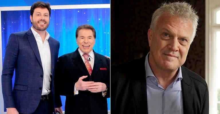 Danilo Gentili, Silvio Santos e Pedro Bial - Lourival Ribeiro/SBT e Dvulgação/TV Globo