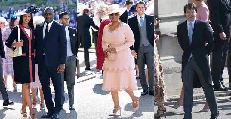 Sabrina Dhowre, Idris Elba, Oprah Winfrey e James Blunt - Getty Images