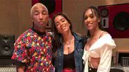 Pharrell Williams, Anitta e Bia - Reprodução/Instagram