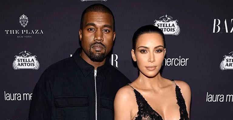 Kanye West e Kim Kardashian - Getty Images