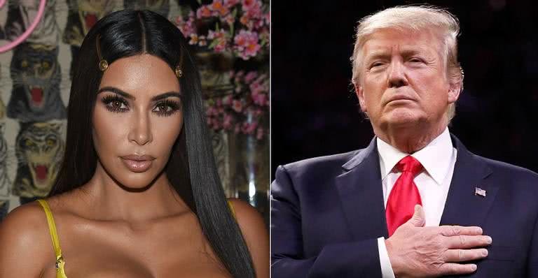 Kim Kardashian e Donald Trump - Getty Images