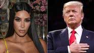 Kim Kardashian e Donald Trump - Getty Images