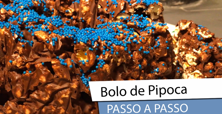 Bolo de pipoca - reprodução