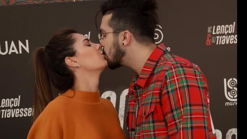 Luan Santana troca beijos com jade Magalhães - Marcos Ribas/Brazil News