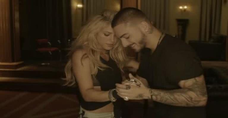 Shakira e Maluma no clipe 'Chantaje' - Reprodução / YouTube