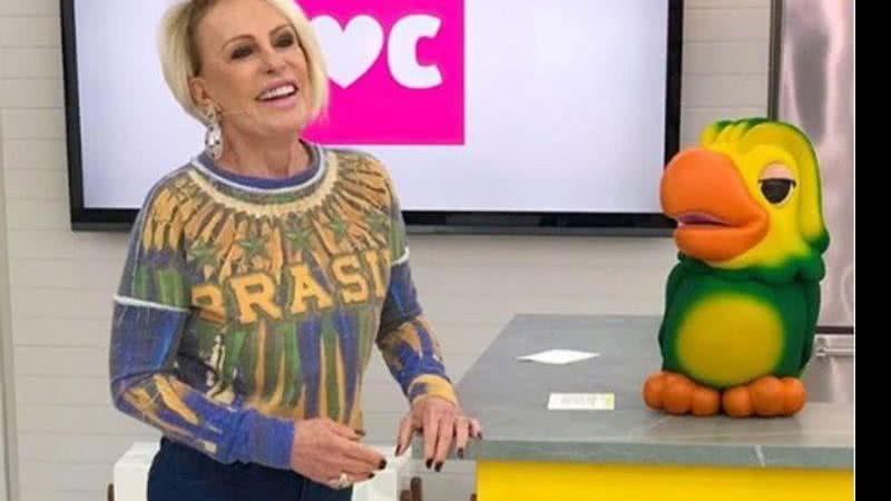 Ana Maria Braga apresenta seu programa em clima de Copa - Instagram/Reprodução