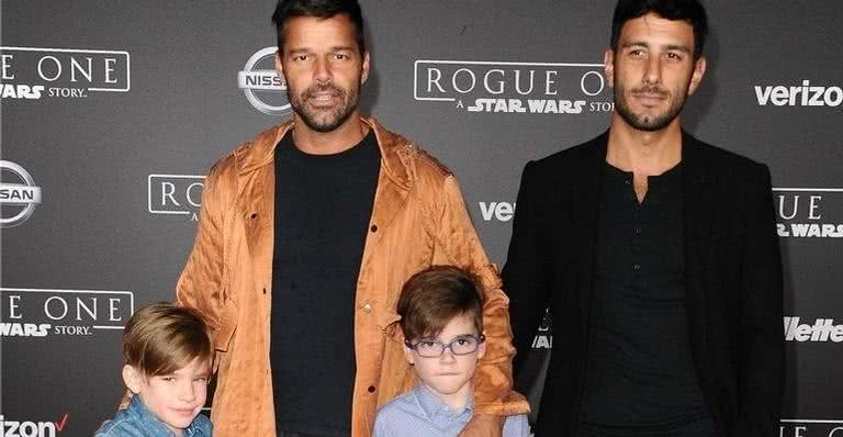 Ricky Martin e família - Divulgação/ Getty Images