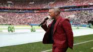 Robbie Williams na abertura da Copa do Mundo 2018 - Getty Images